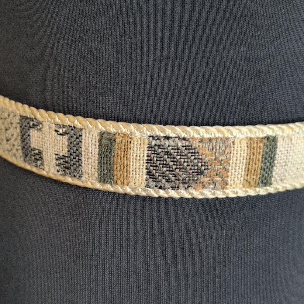 Elite Vintage Woven Belt Size M - Picture 2 of 7